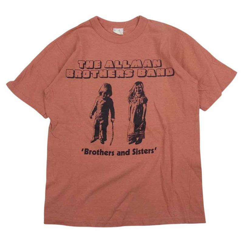 BOOTLEGGERS ブートレガーズ The Allman Brothers Band オールマン ブラザーズ バンド プリント Tシャツ オレンジ系 S【中古】