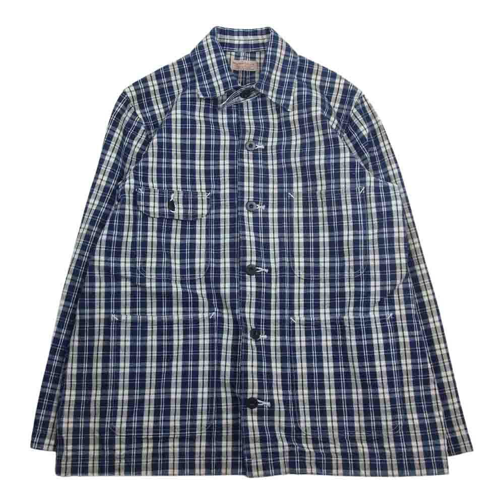 美品 UNION SUPPLY パラカチェックワークジャケット 大きめ XL UNION SUPPLY（ユニオンサプライ）パラカチェック・PALAKA CHECK SHIRT