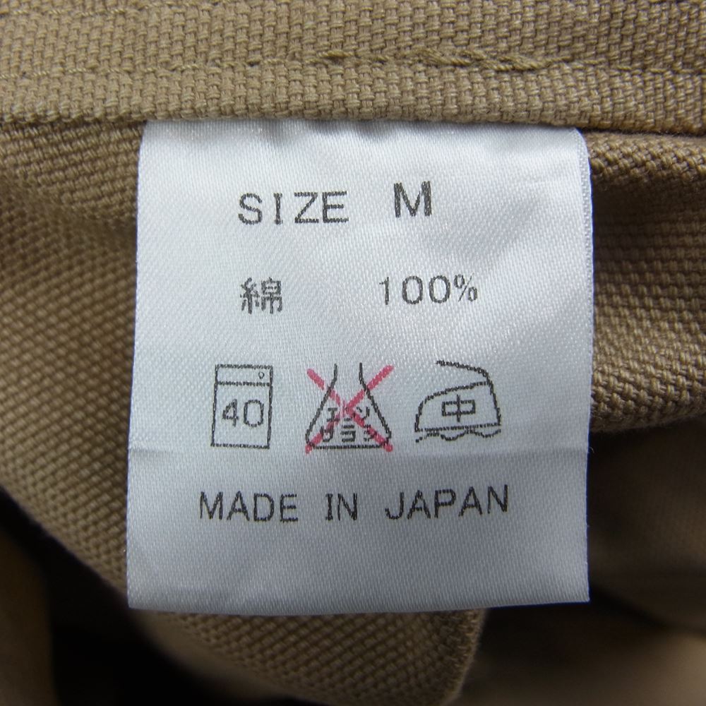児島ジーンズ 切替 オーバーオール ベージュ系 M【中古】