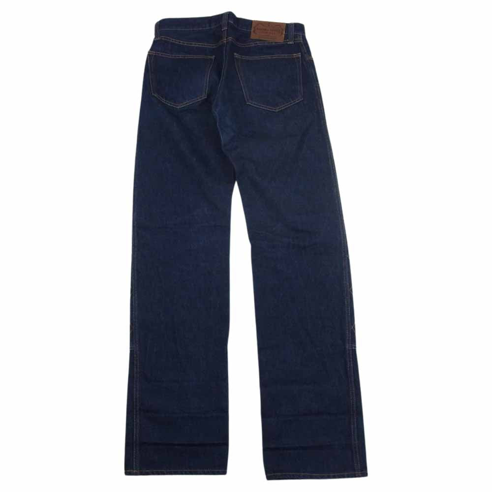 児島ジーンズ ダブルニー デニム パンツ インディゴブルー系 31【中古】