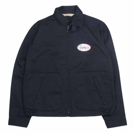 トロフィークロージング Gas Worker Jacket ワーク ジャケット ブラック系 36【中古】