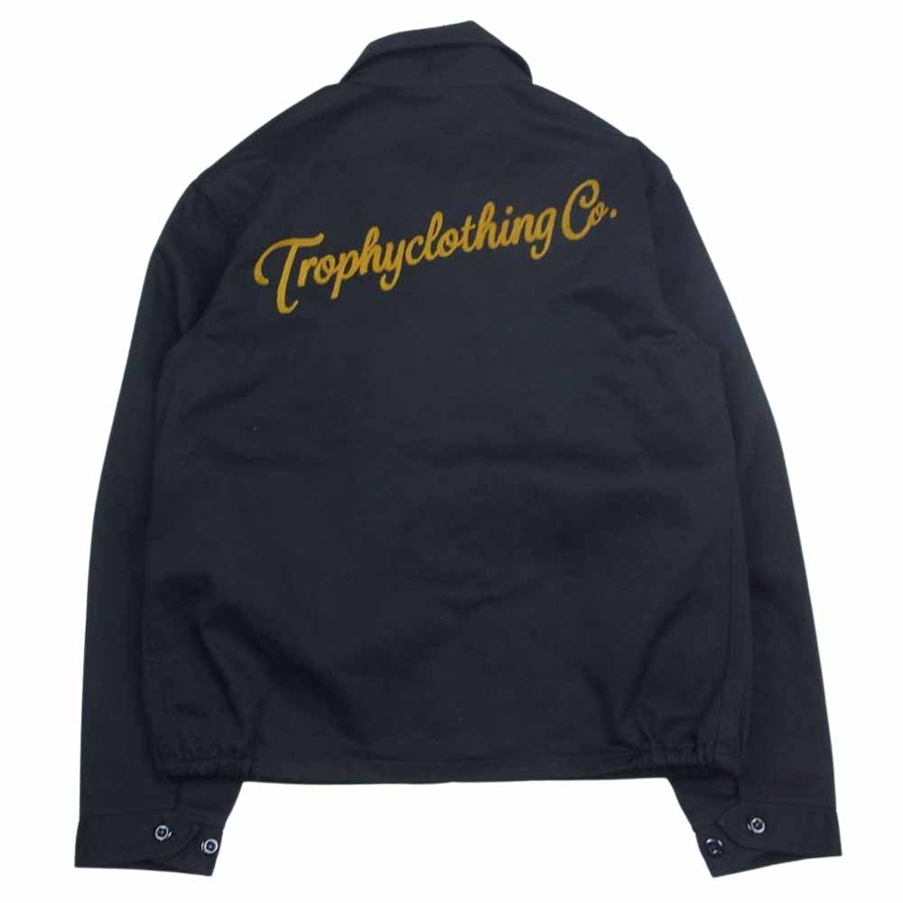 トロフィークロージング Gas Worker Jacket ワーク ジャケット ブラック系 36【中古】