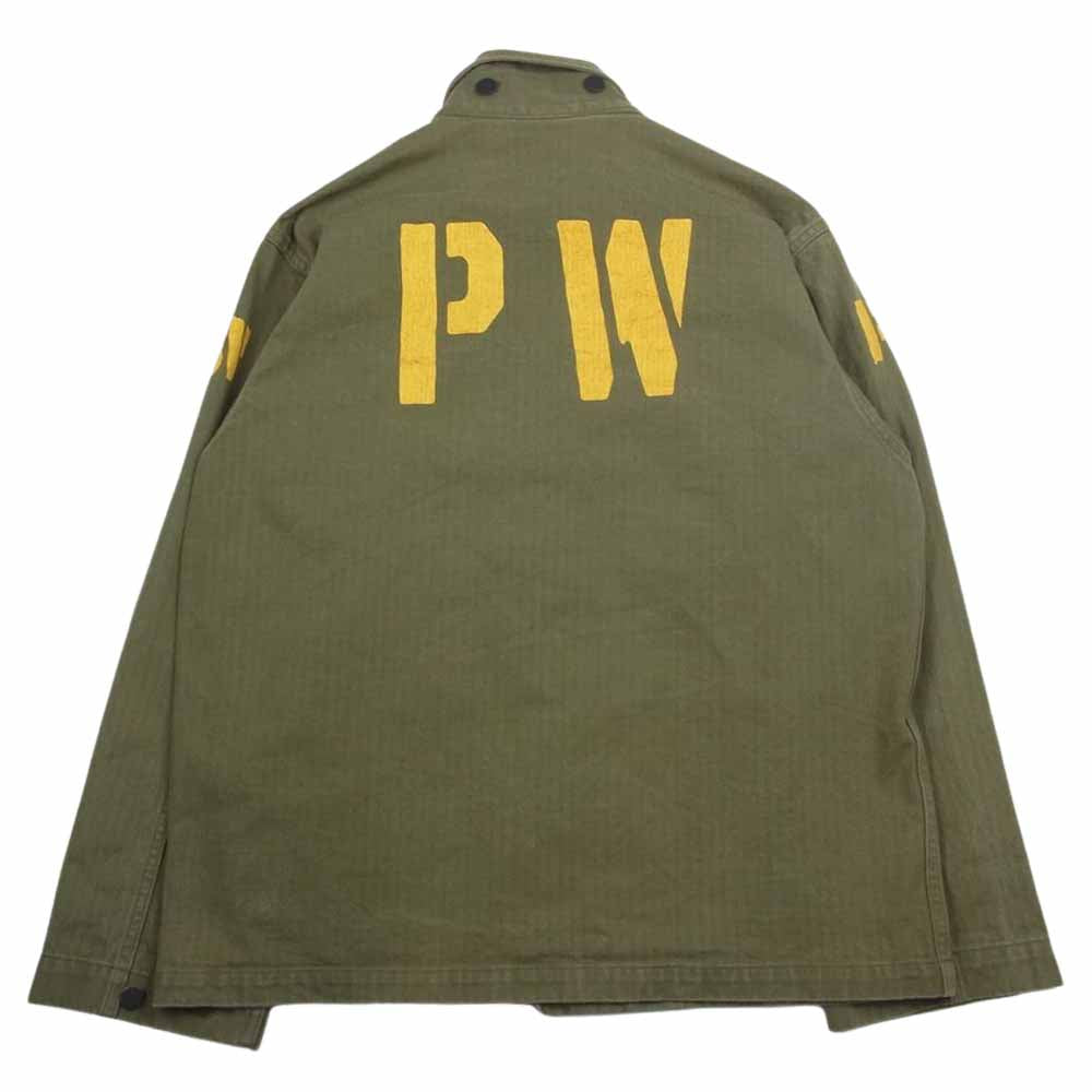Buzz Rickson's バズリクソンズ BR14832 HERRINGBONE TWILL SPECIAL JACKET PW ミリタリー ヘリンボーン ツイル ジャケット カーキ系 36R【中古】