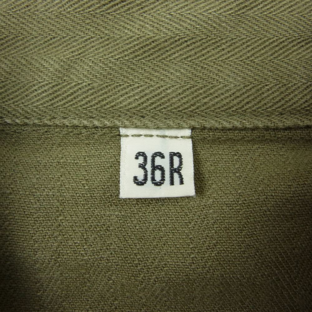 Buzz Rickson's バズリクソンズ BR14832 HERRINGBONE TWILL SPECIAL JACKET PW ミリタリー ヘリンボーン ツイル ジャケット カーキ系 36R【中古】