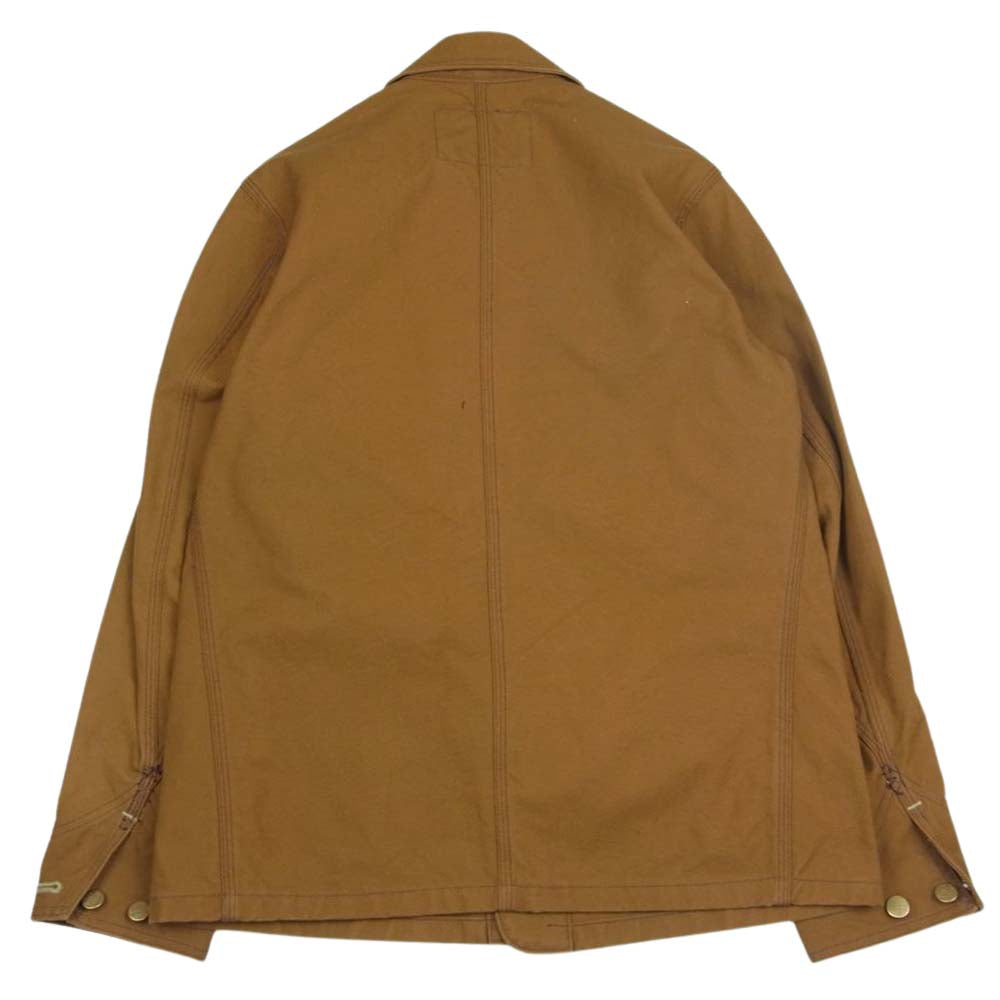 SUGAR CANE シュガーケーン 13oz ブラウンダック ワーク コート ジャケット カバーオール ライトブラウン系 36【中古】