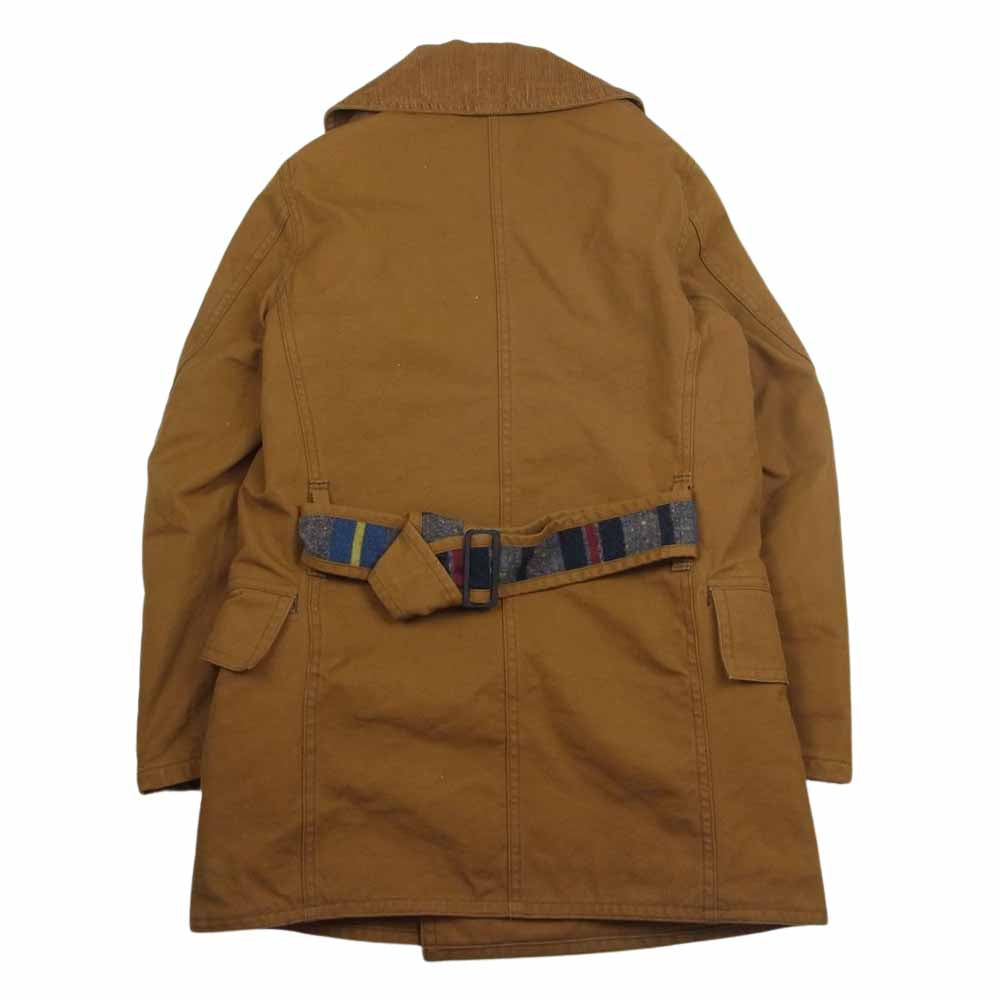 SUGAR CANE シュガーケーン SC13999 MACKNAW COAT 13oz ブラウンキャンバス マッキノー コート ライトブラウン系 36【中古】