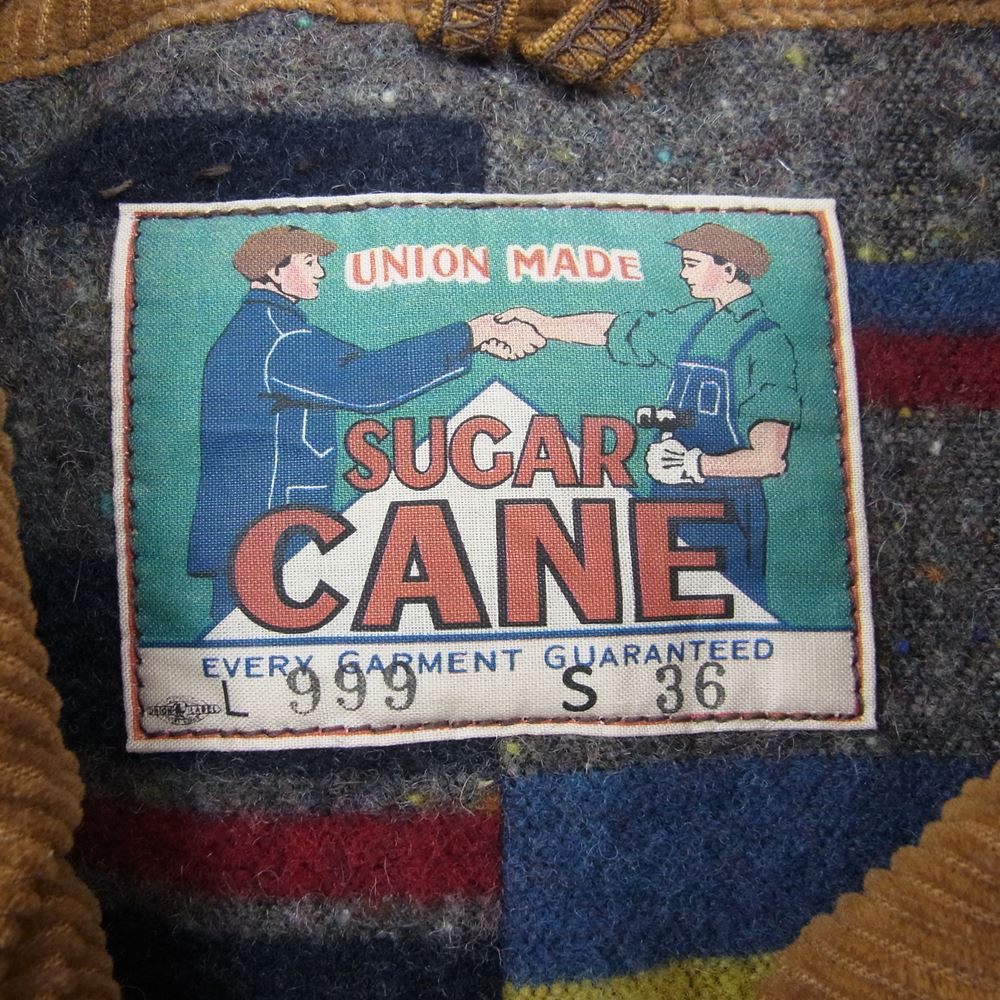 SUGAR CANE シュガーケーン SC13999 MACKNAW COAT 13oz ブラウンキャンバス マッキノー コート ライトブラウン系 36【中古】