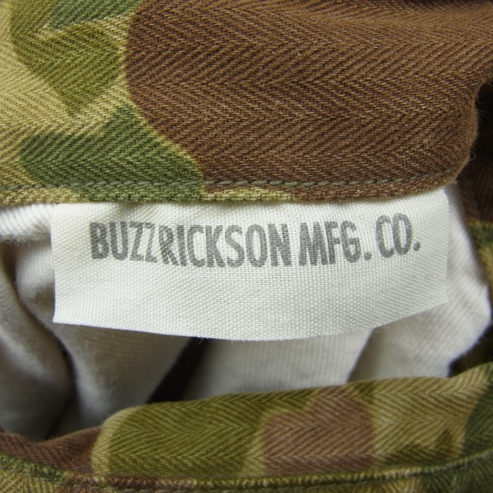 Buzz Rickson's バズリクソンズ BR14788 M-1943 CIVILIAN MODEL 民間モデル 迷彩 フィールド ジャケット カーキ系 36【中古】