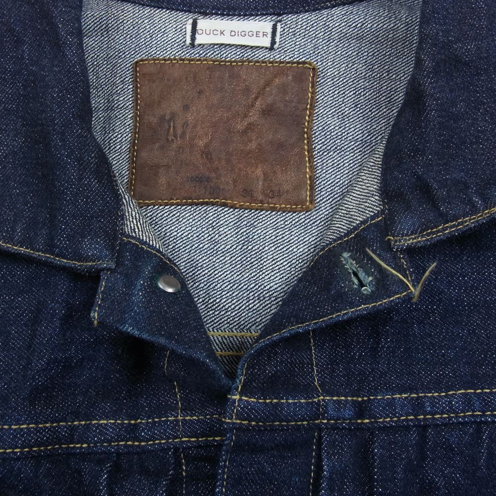 WAREHOUSE ウエアハウス DUCK DIGGER 1920s MODEL 1stタイプ デニム ジャケット インディゴブルー系 36【中古】