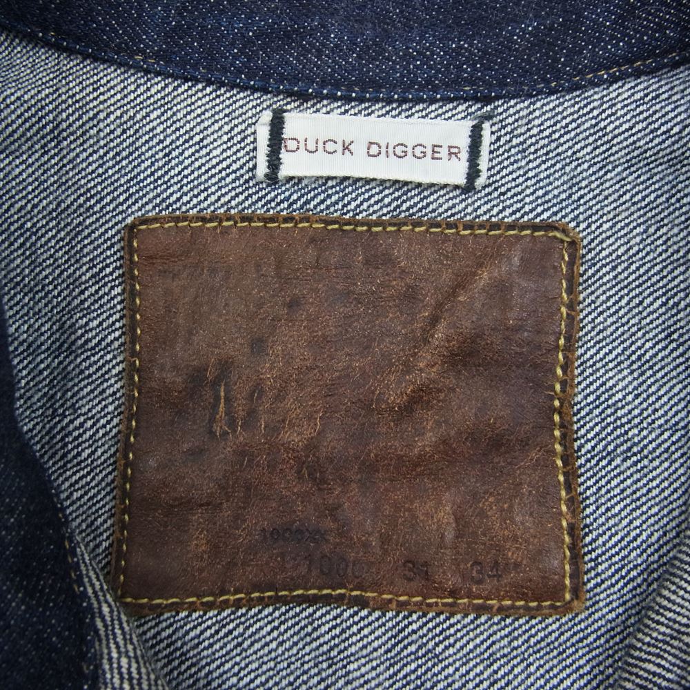 WAREHOUSE ウエアハウス DUCK DIGGER 1920s MODEL 1stタイプ デニム ジャケット インディゴブルー系 36【中古】