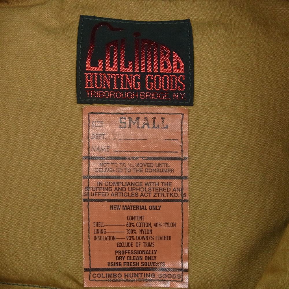 COLIMBO コリンボ EXPEDITION DOWN PARKA エクスペディション ダウン パーカー ジャケット グレー系 S【中古】