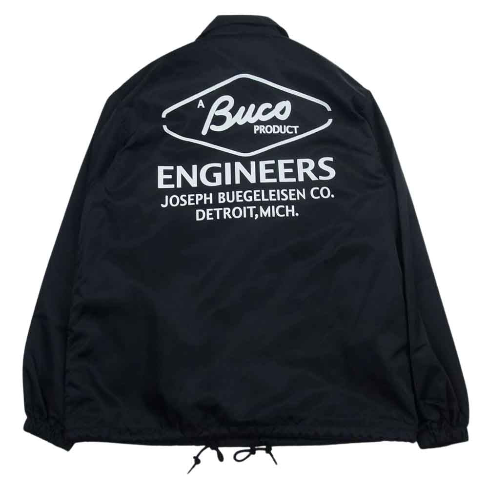 The REAL McCOY'S ザリアルマッコイズ BUCO COACH JACKET ENGINEERS ブコ コーチ ジャケット ブラック系 S【中古】