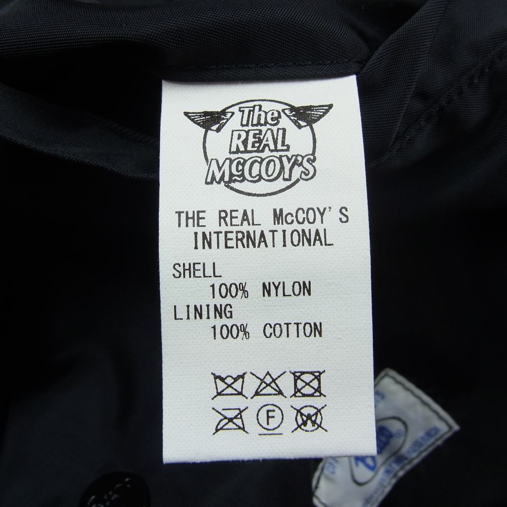 The REAL McCOY'S ザリアルマッコイズ BUCO COACH JACKET ENGINEERS ブコ コーチ ジャケット ブラック系 S【中古】