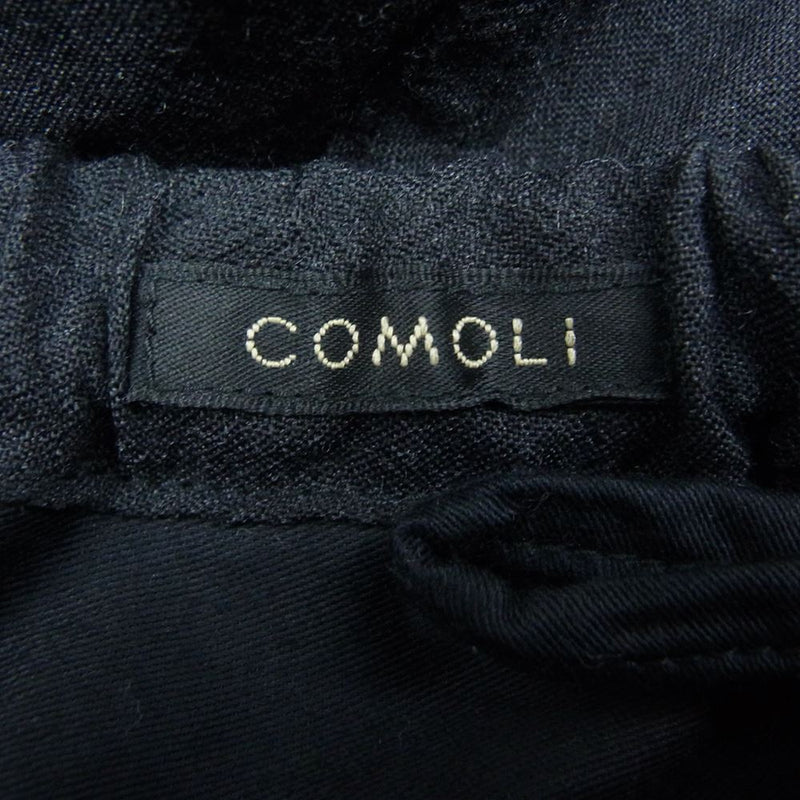 COMOLI コモリ 21SS T01-03003 ウールニータック イージー パンツ チャコール系 2【中古】