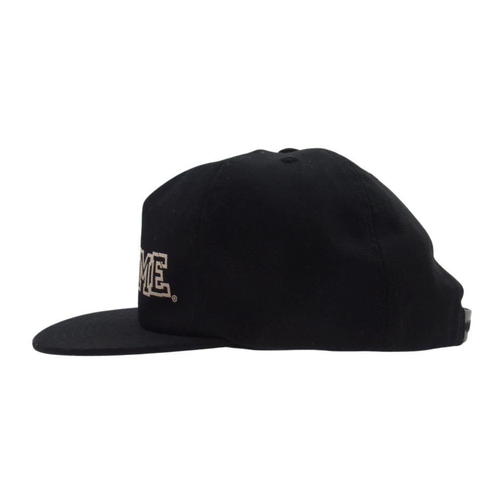 Supreme シュプリーム 21AW SHATTERED LOGO 5-PANEL シャッター ロゴ 5 パネル キャップ ブラック系【中古】