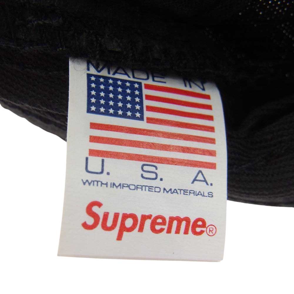 Supreme シュプリーム 21AW SHATTERED LOGO 5-PANEL シャッター ロゴ 5 パネル キャップ ブラック系【中古】
