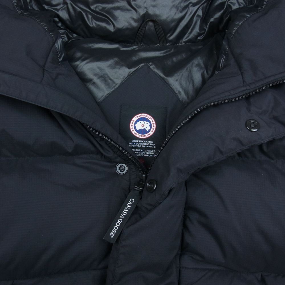CANADA GOOSE カナダグース 5076M 国内正規品 サザビーリーグ ARMSTRONG HOODY アームストロング フーディ ダウンジャケット ブラック系 S【中古】