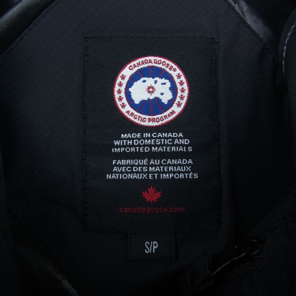 CANADA GOOSE カナダグース 5076M 国内正規品 サザビーリーグ ARMSTRONG HOODY アームストロング フーディ ダウンジャケット ブラック系 S【中古】