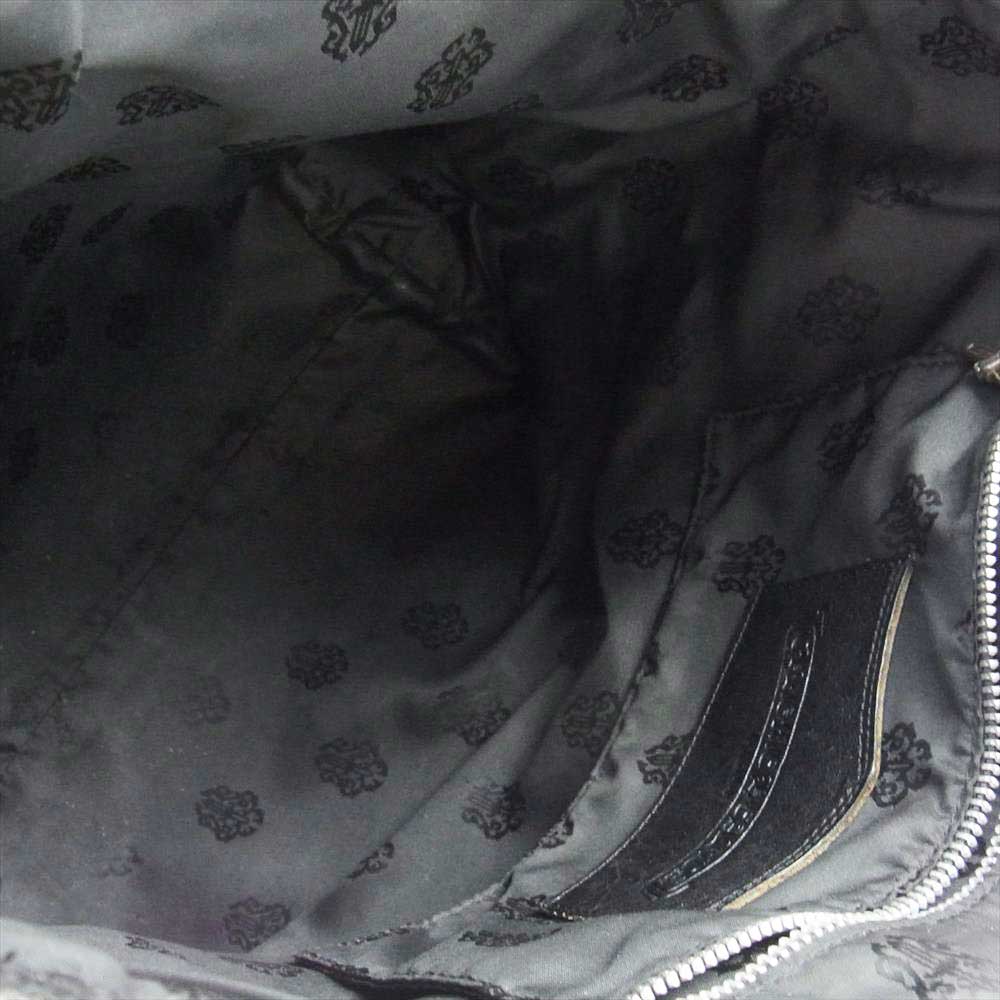CHROME HEARTS クロムハーツ（原本有） FS TOTE クロスパッチ レザー トートバッグ ブラック系【中古】