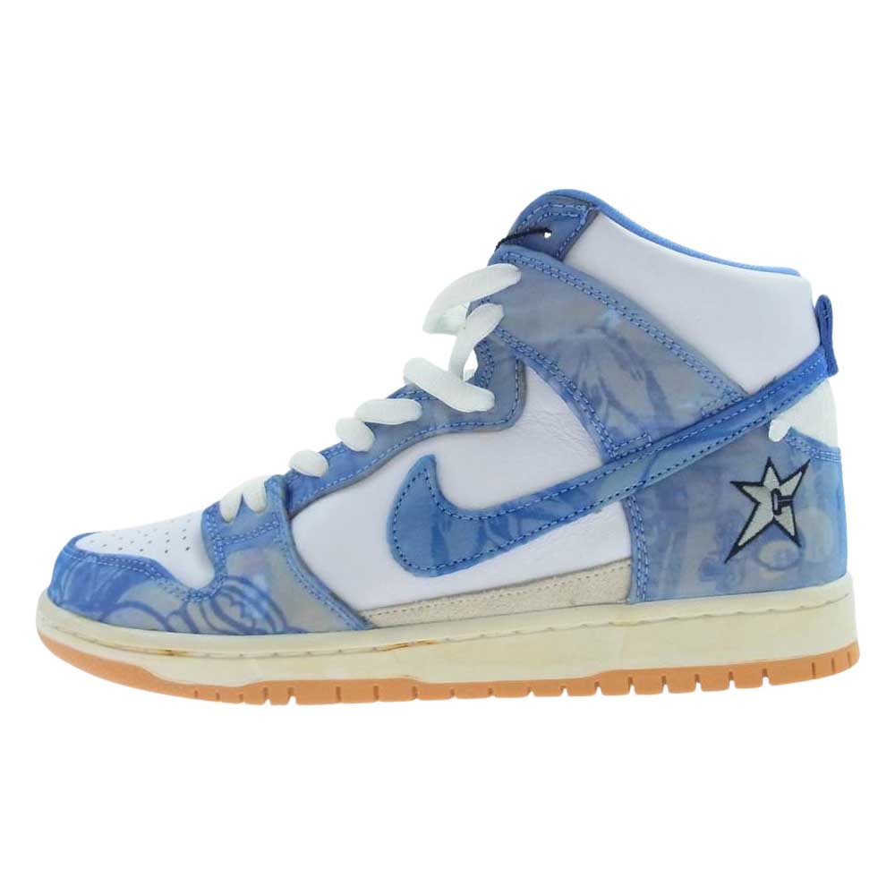 NIKE ナイキ CV1677-100 CARPET COPANY SB DUNK HIGH PRM QS カーペットカンパニー プレミアム ダンク ローカット スニーカー ホワイト系 ブルー系 27.5cm【新古品】【未使用】【中古】
