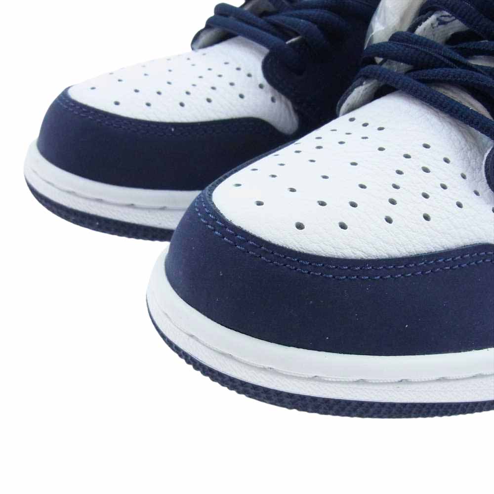 NIKE ナイキ DB5877-100 AIR JORDAN 1 AJ1 HIGH RETRO OG CO JP MIDNIGHT NAVY エアジョーダン レトロ ハイカット スニーカー ホワイト系 ネイビー系 ホワイト/ネイビー 27.5cm【新古品】【未使用】【中古】