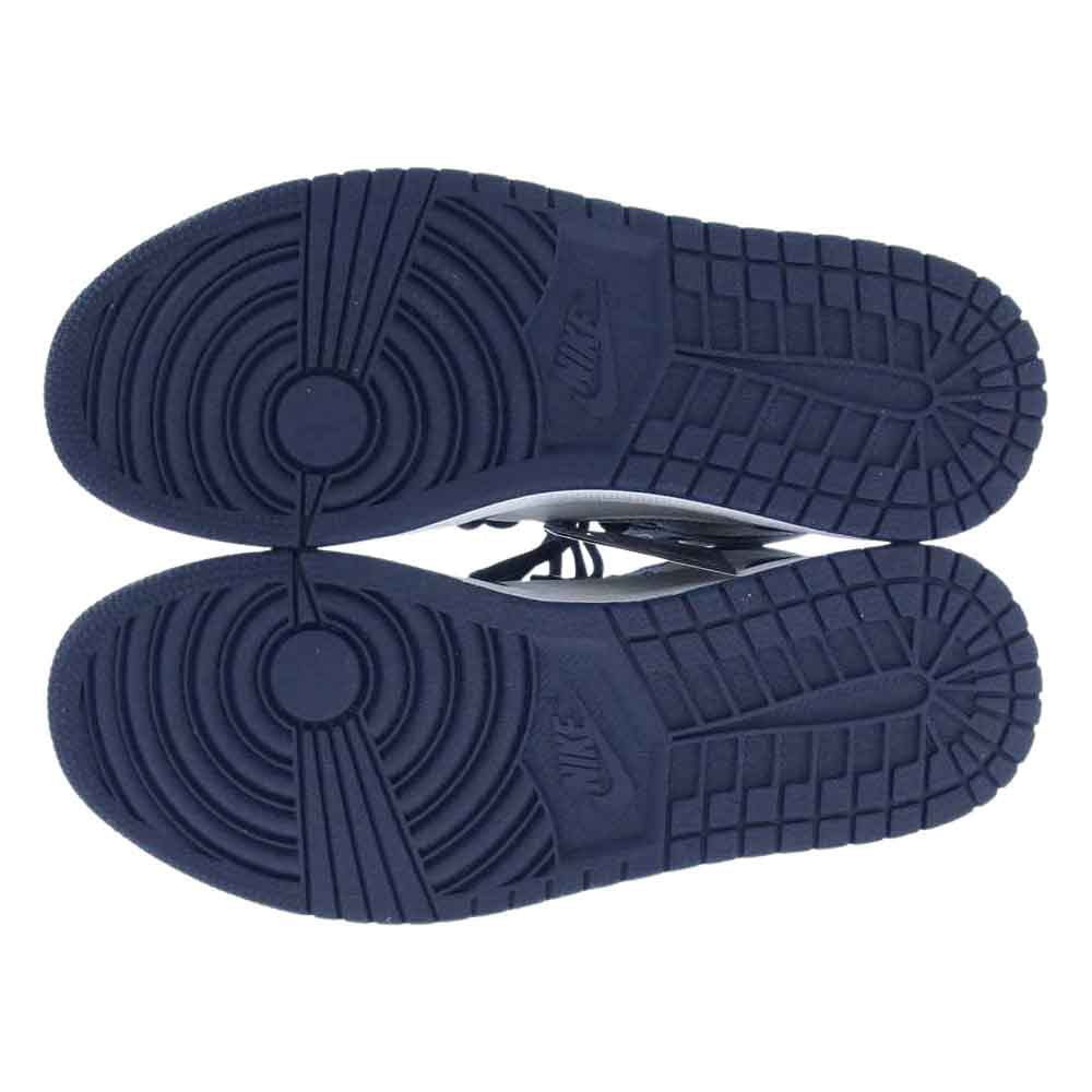 NIKE ナイキ DB5877-100 AIR JORDAN 1 AJ1 HIGH RETRO OG CO JP MIDNIGHT NAVY エアジョーダン レトロ ハイカット スニーカー ホワイト系 ネイビー系 ホワイト/ネイビー 27.5cm【新古品】【未使用】【中古】