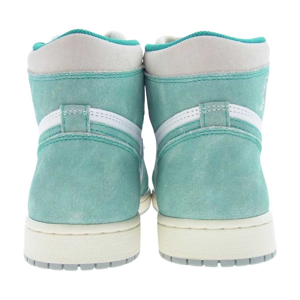 NIKE ナイキ 555088-311 AIR JORDAN 1 AJ1 RETRO HIGH OG TURBO GREEN エアジョーダン レトロ ハイカット スニーカー ターボグリーン ライトブルー系 27.5cm【極上美品】【中古】