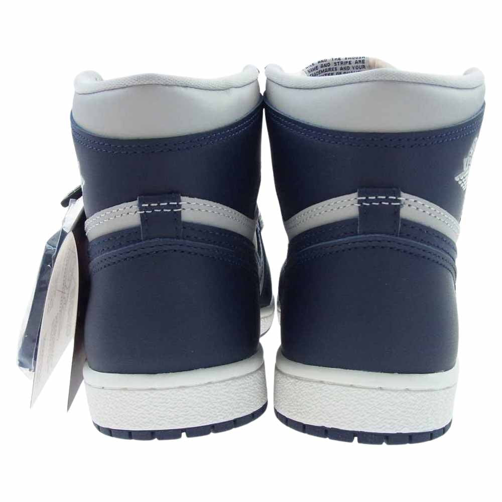 NIKE ナイキ BQ4422-400 AIR JORDAN 1 AJ1 HIGH RETRO SP 85 GEORGETOWN HOYAS エアジョーダン ジョージタウン ホヤス ハイカット スニーカー グレー系 ブルー系 27.5cm【極上美品】【中古】