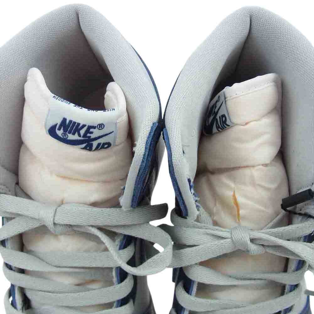 NIKE ナイキ BQ4422-400 AIR JORDAN 1 AJ1 HIGH RETRO SP 85 GEORGETOWN HOYAS エアジョーダン ジョージタウン ホヤス ハイカット スニーカー グレー系 ブルー系 27.5cm【極上美品】【中古】