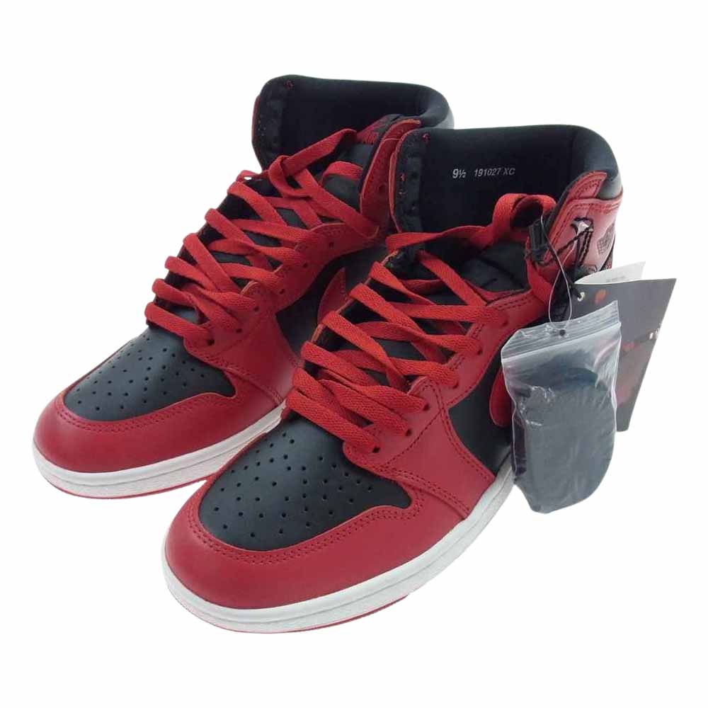 NIKE ナイキ BQ4422-600 AIR JORDAN 1 AJ1 HIGH 85 VARSITY RED エアジョーダン ハイカット スニーカー レッド系 ブラック系 27.5cm【新古品】【未使用】【中古】