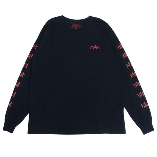 NEIGHBORHOOD ネイバーフッド VERTIGO / C-TEE. LS デビル Tシャツ カットソー 長袖 ブラック系 L【中古】