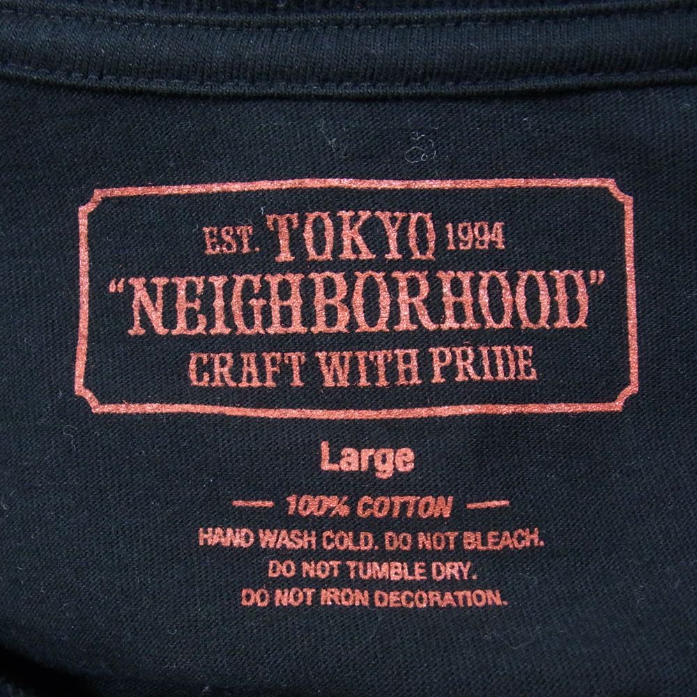 NEIGHBORHOOD ネイバーフッド VERTIGO / C-TEE. LS デビル Tシャツ カットソー 長袖 ブラック系 L【中古】