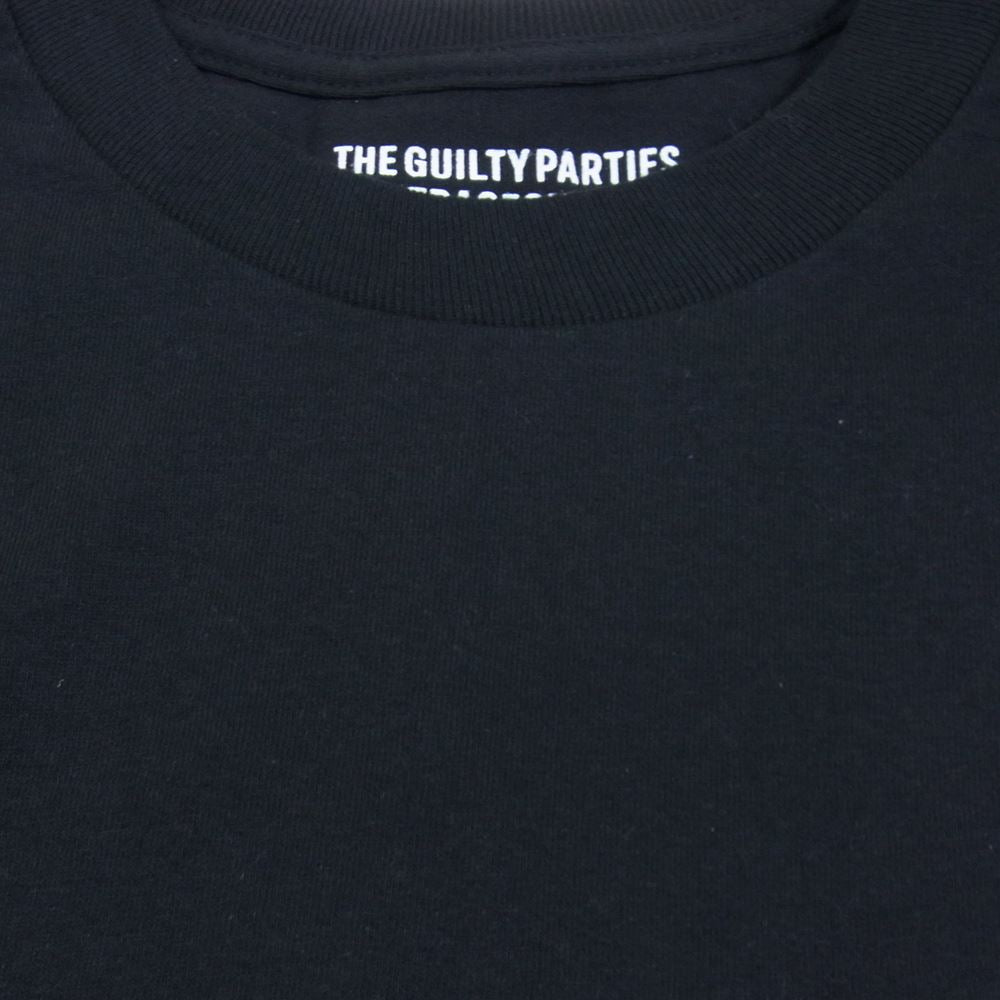 WACKO MARIA ワコマリア 22AW TIM LEHI CREW NECK LONG SLEEVE T-SHIRT Tシャツ 長袖 ブラック系 L【中古】