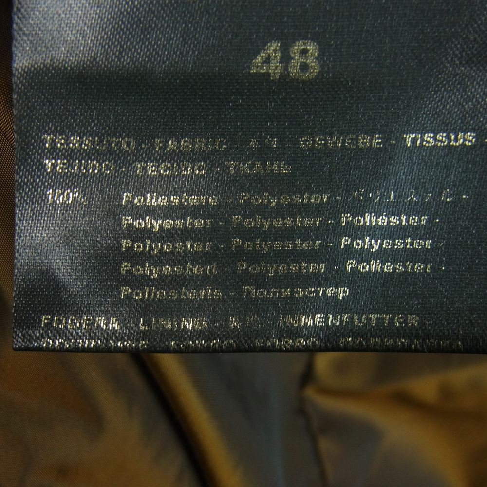 ムーレー MORRIS KM モーリス ファー ダウン ジャケット イタリア製 ダークネイビー系 48【中古】