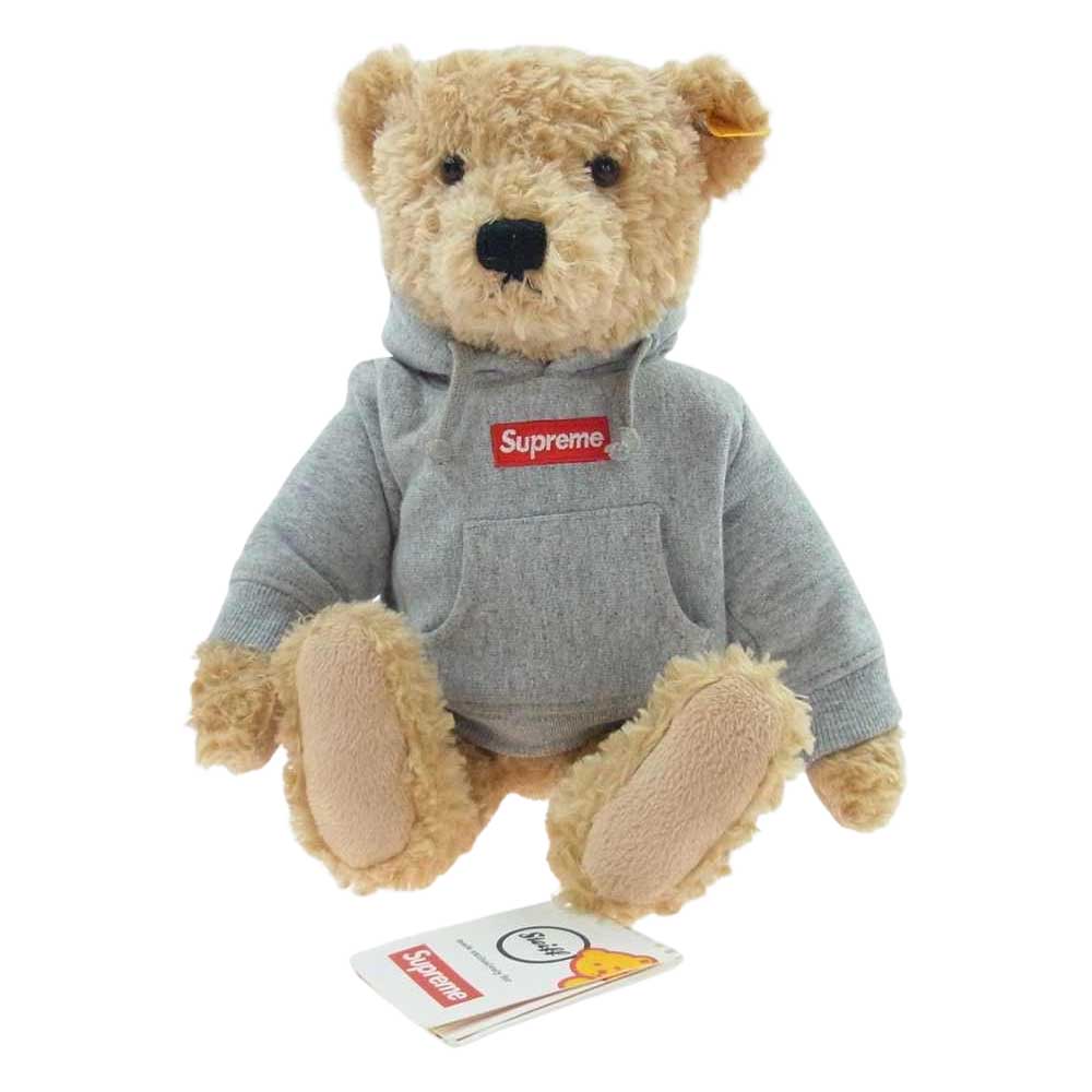 Supreme シュプリーム 18AW Steiff Bear シュタイフ テディベア ぬいぐるみ  ブラウン系 グレー系【新古品】【未使用】【中古】