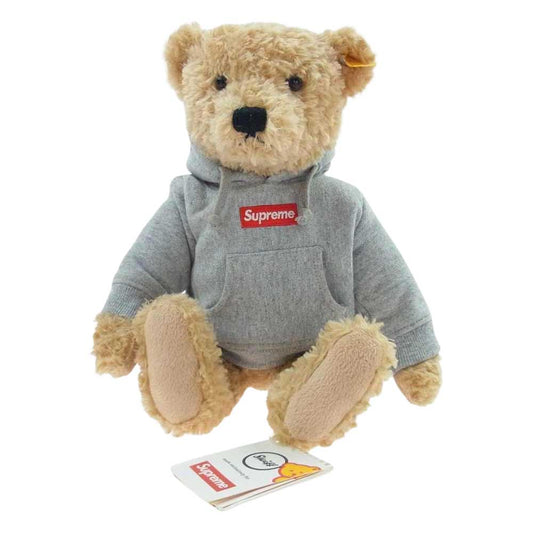 Supreme シュプリーム 18AW Steiff Bear シュタイフ テディベア ぬいぐるみ  ブラウン系 グレー系【新古品】【未使用】【中古】