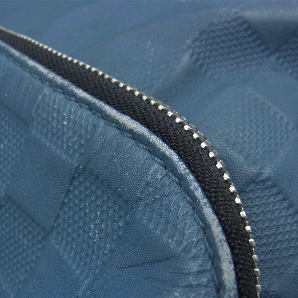 LOUIS VUITTON ルイ・ヴィトン N41045 ダミエ アヴェニュー アンフィニレザー バックパック リュック ネイビー系【中古】
