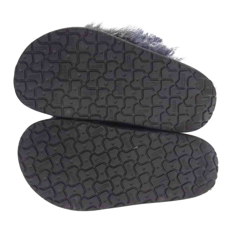 Sacai サカイ 22AW 22-06298 Mix Faux Fur Sandals ミックス フェイクファー サンダル グレー系 37/23.5cm【中古】