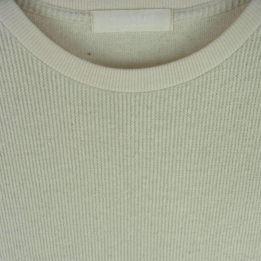 ネストローブ コンフェクト 02213-0040 UpcycleLino ツイスト Wフェイス プルオーバー ニット ベージュ系 3【中古】