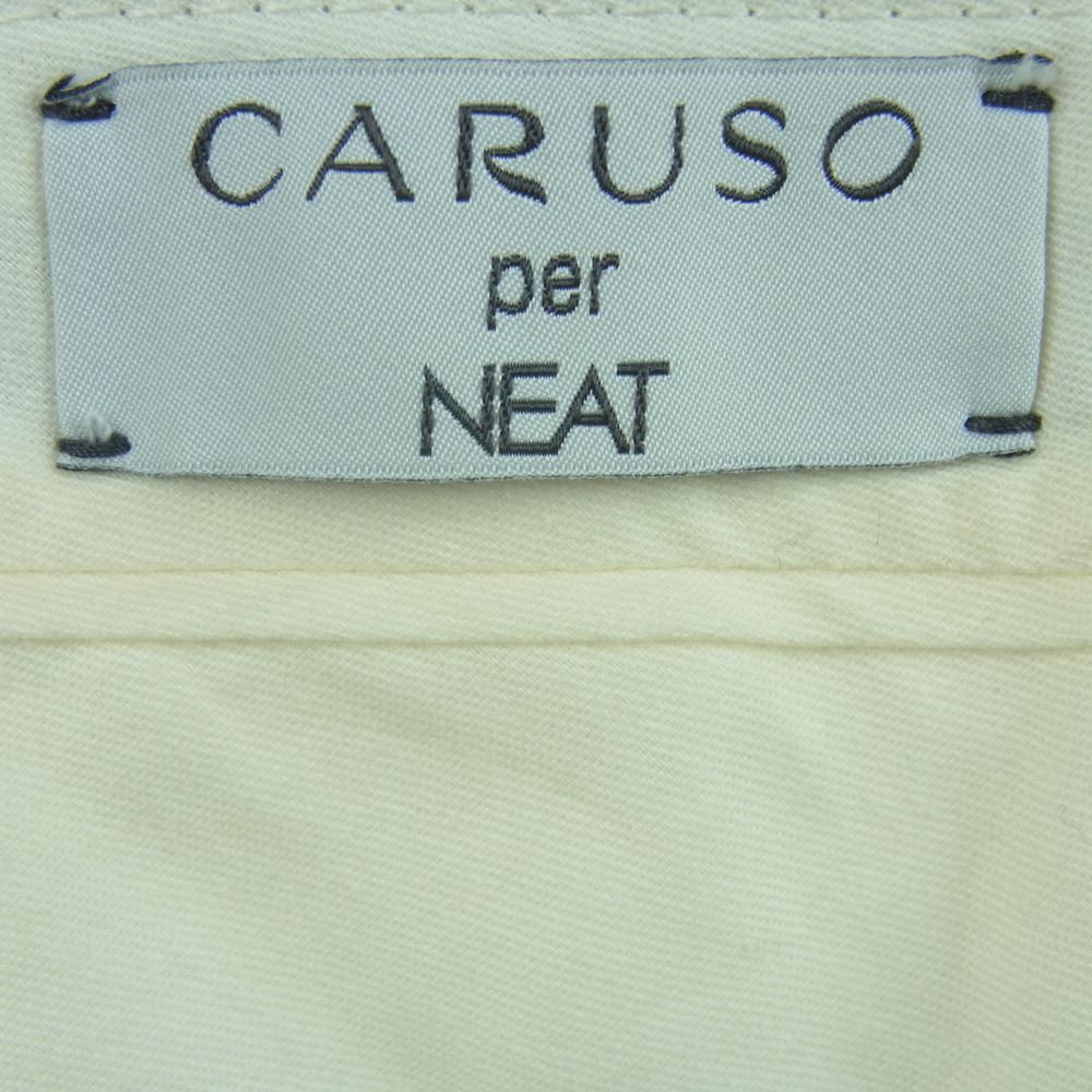 ニート 21-030-050-0070-1-0 CARUSO L’ECHOPPE 別注 ITALY SINGLE TROUSERS カルーゾトラウザー パンツ サンドベージュ系 42【中古】