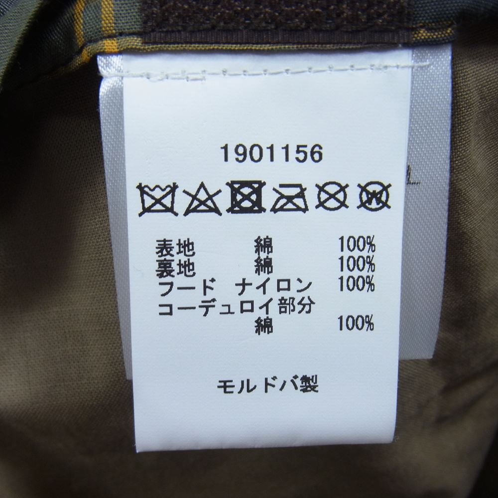 Barbour バブアー LIGHTWEIGHT Langdale Hooded Jacket オイルド コットン ジャケット モスグリーン系 S【中古】