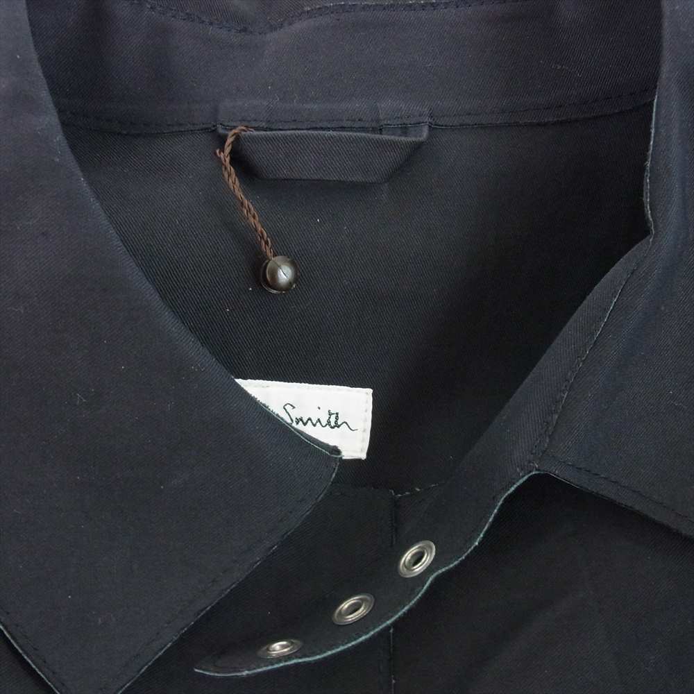 Paul Smith ポール・スミス Y40-02  MACKINTOSHY マッキントッシュ 英国製 ゴム引き ステンカラー コート ブラック系 M【中古】