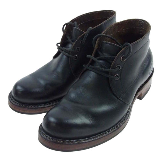 WHITE'S BOOTS ホワイツブーツ 4Q CHUKKA Max Schaaf マックス シャーフ コラボ チャッカ ブーツ クロム エクセル レザー ブラック系 7/2/25.5cm【中古】