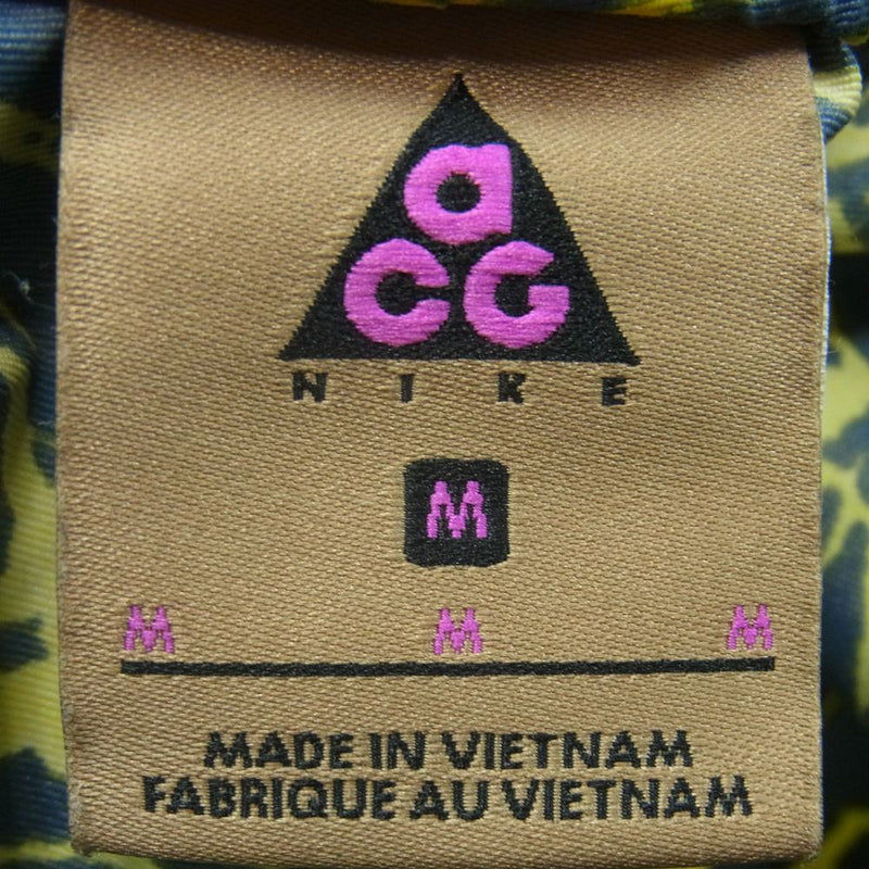NIKE ナイキ CK3155-719 ACG AOP Trail Pant トレイル パンツ ベトナム製 イエロー系 グリーン系 M【中古】