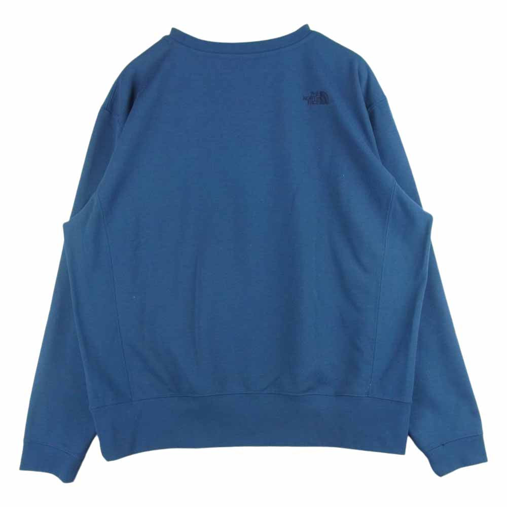 THE NORTH FACE ノースフェイス NTW11953 Heather Sweat Crew レディス ヘザー スウェット クルー ネイビー系 XL【中古】
