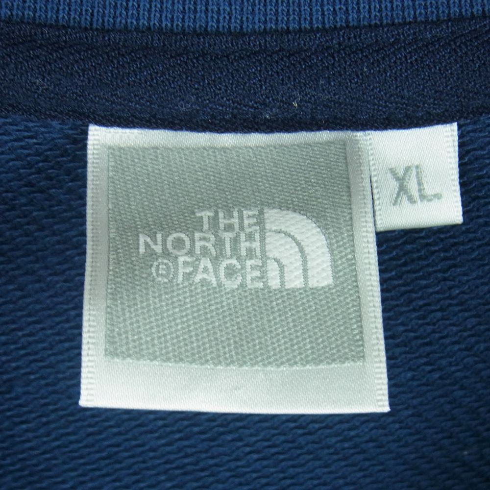 THE NORTH FACE ノースフェイス NTW11953 Heather Sweat Crew レディス ヘザー スウェット クルー ネイビー系 XL【中古】