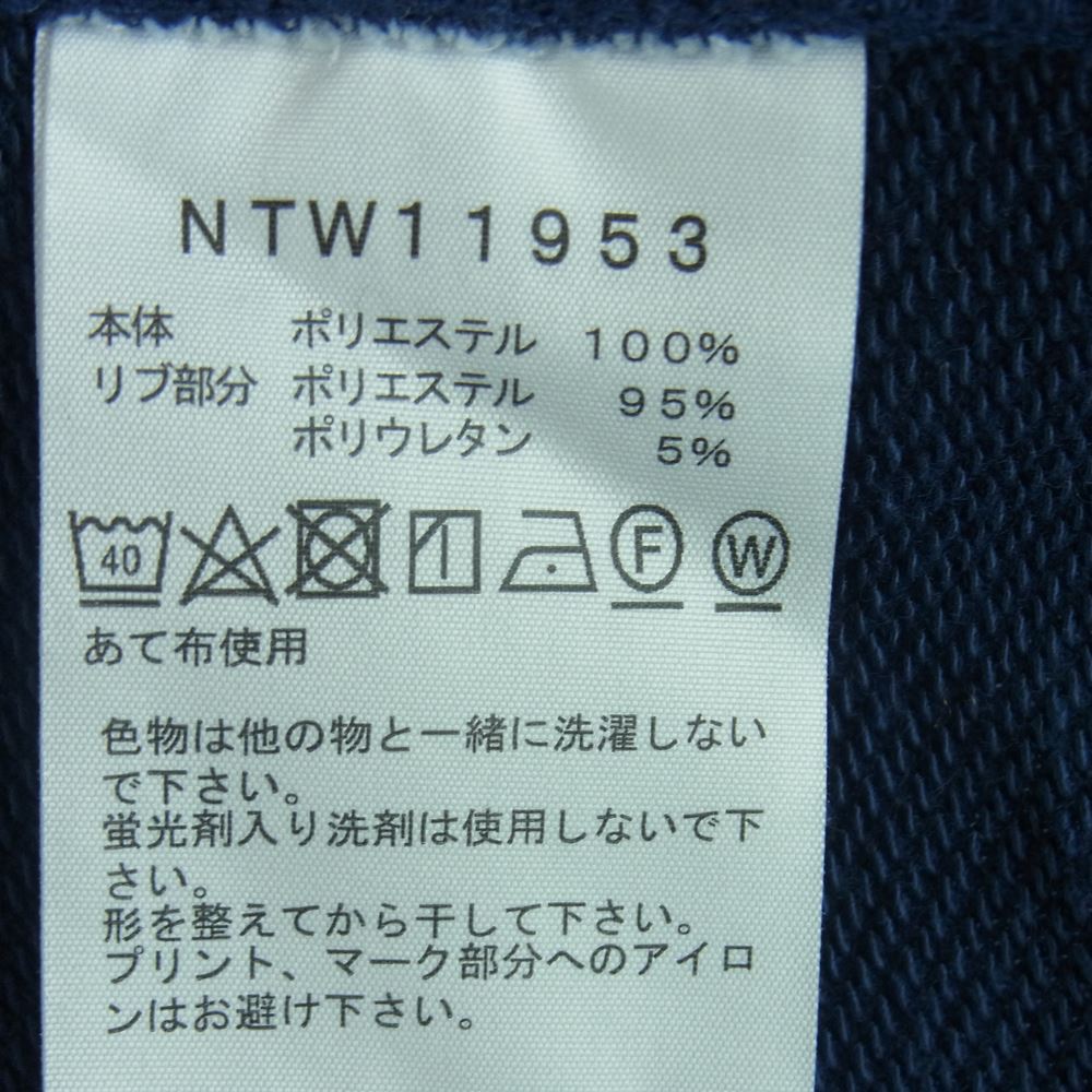 THE NORTH FACE ノースフェイス NTW11953 Heather Sweat Crew レディス ヘザー スウェット クルー ネイビー系 XL【中古】