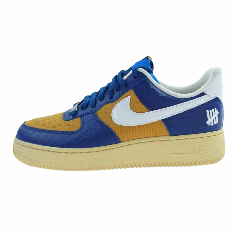 NIKE ナイキ DM8462-400 AIR FORCE 1 LOW SP UNDEFEATED COURT BLUE エアフォース ワン ロー アンディフィーテッド スニーカー ブルー系 イエロー系 27cm【中古】