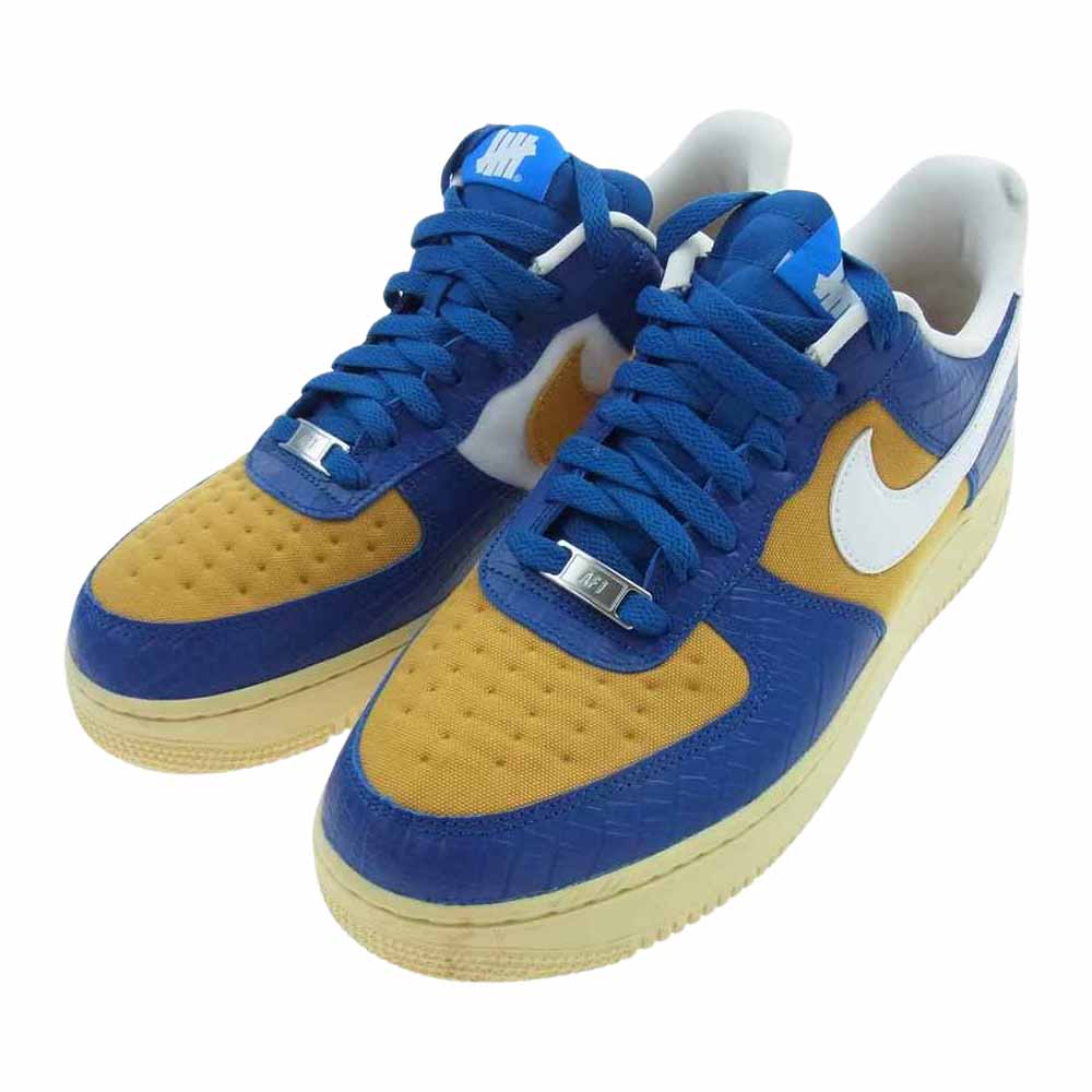 NIKE ナイキ DM8462-400 AIR FORCE 1 LOW SP UNDEFEATED COURT BLUE エアフォース ワン ロー アンディフィーテッド スニーカー ブルー系 イエロー系 27cm【中古】