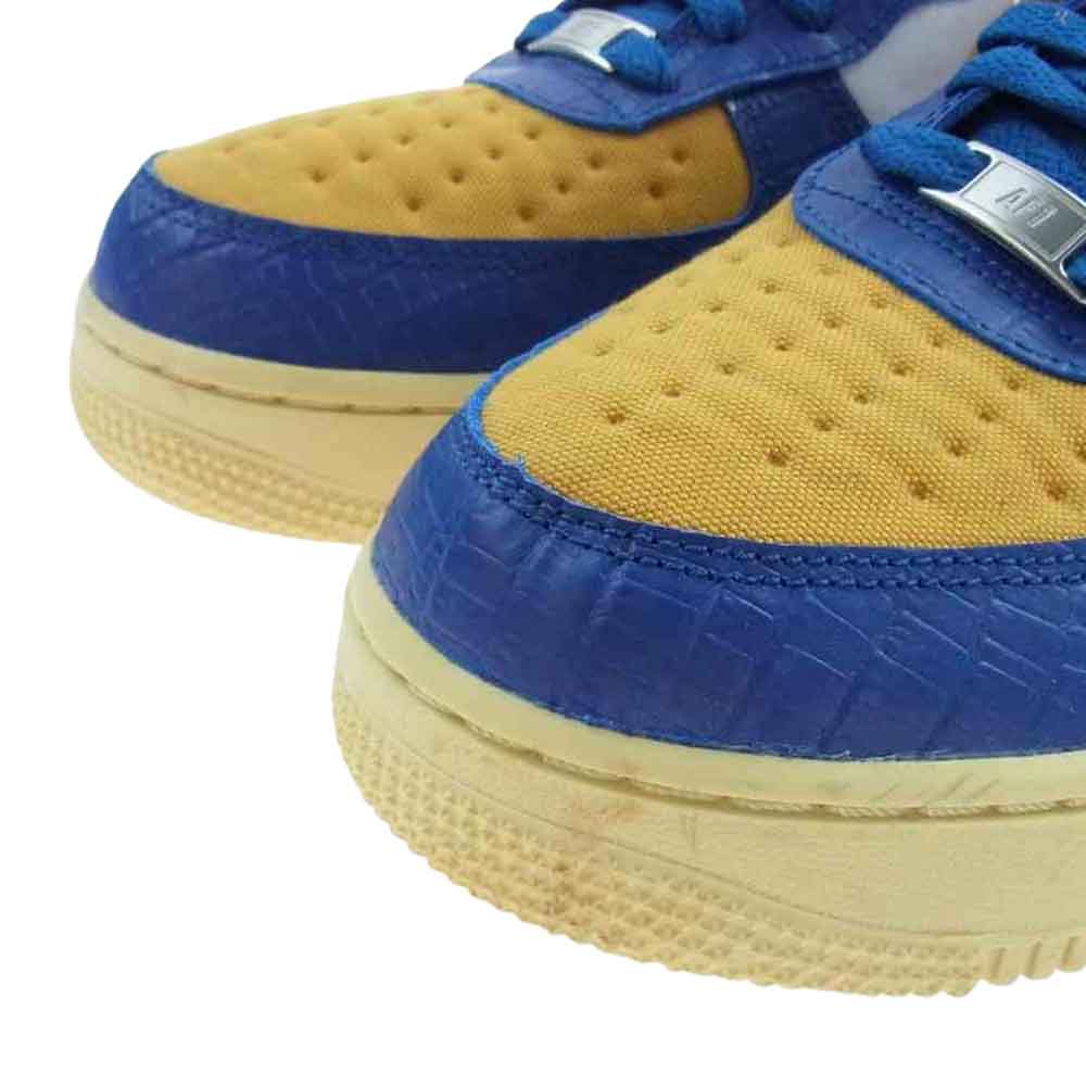 NIKE ナイキ DM8462-400 AIR FORCE 1 LOW SP UNDEFEATED COURT BLUE エアフォース ワン ロー アンディフィーテッド スニーカー ブルー系 イエロー系 27cm【中古】